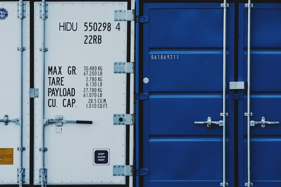 Photo Shipping containers
