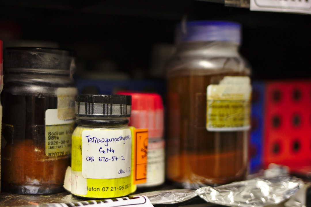 Photo dangerous substances storage